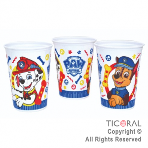 PAW PATROL VASOS x 8